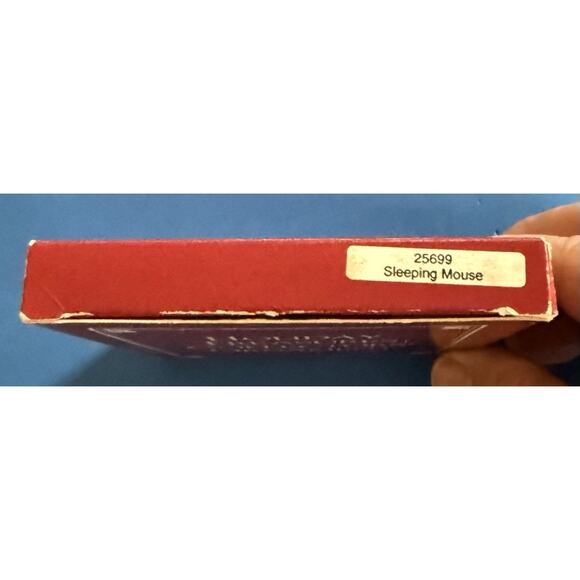 1993 Holiday Treasures Collectors’ Sleeping Mouse Octagonal Acrylic Ornament - Picture 8 of 11